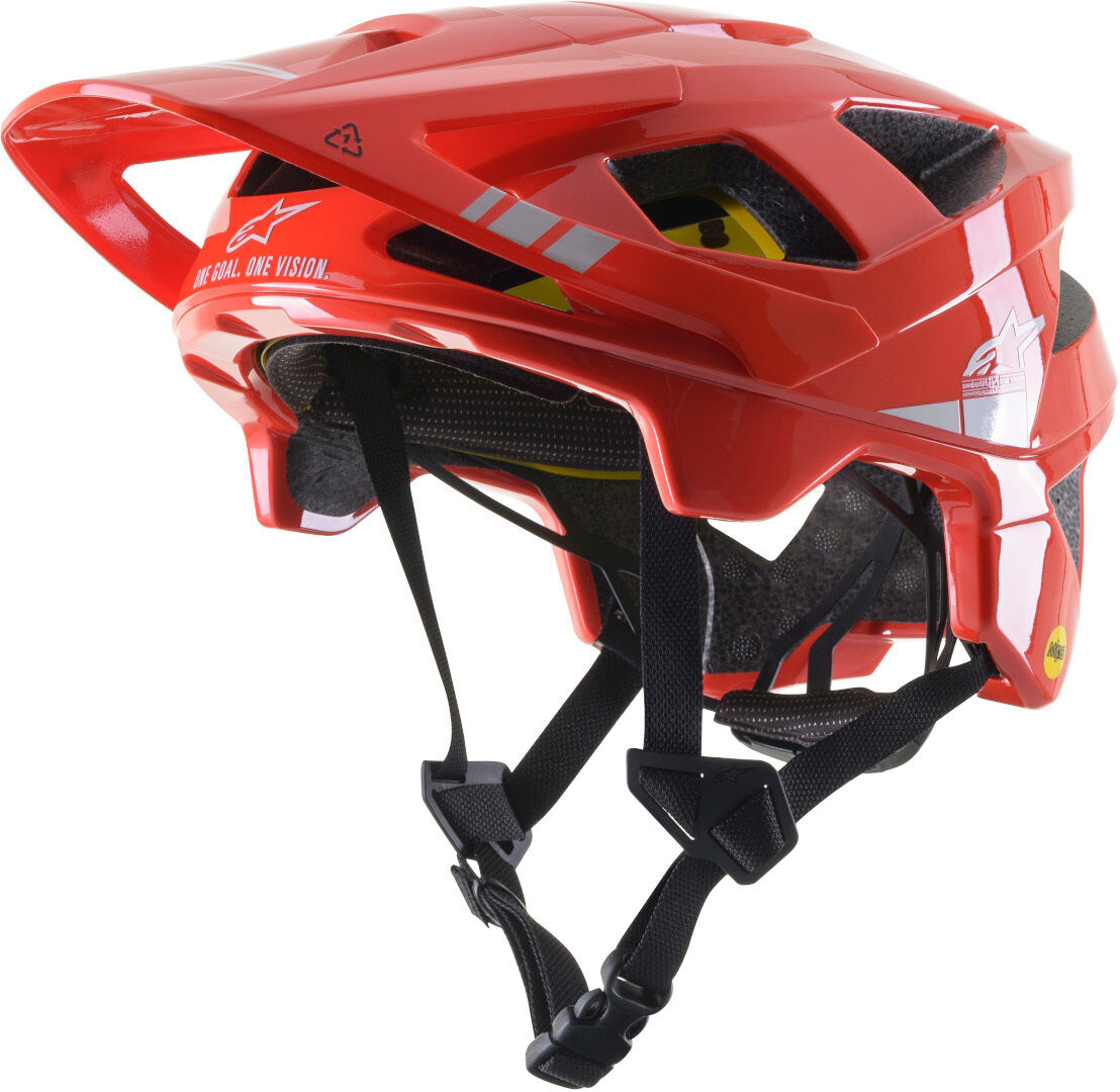 alpinestars vector tech a2 casco da bicicletta rosso l