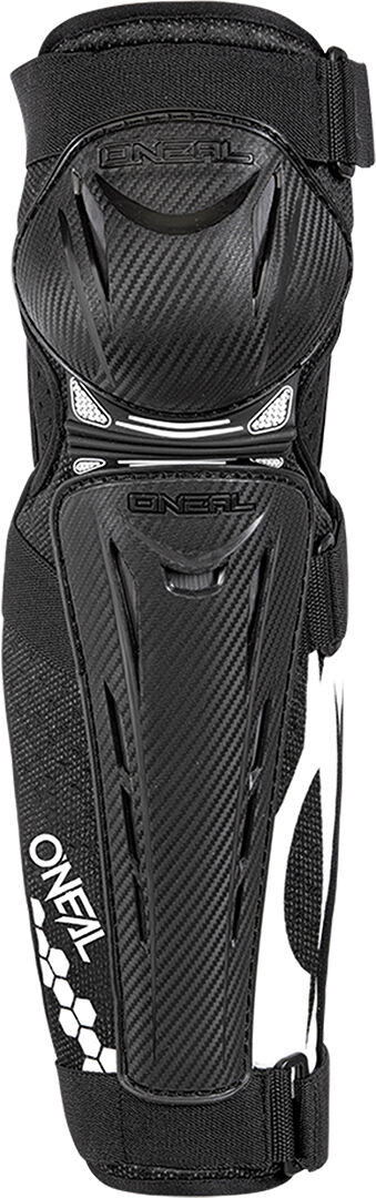 Oneal Trail FR Carbon Look Protettori per ginocchiere Nero Bianco XL