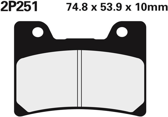 NISSIN Pastiglie freno strada / Metallo sinterizzato Off-Road - 2P-251ST