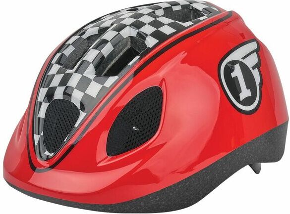 POLISPORT Casco Kids Race rosso/nero taglia XS