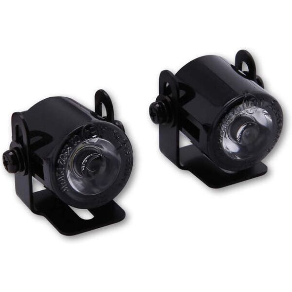 shin yo led luce di parcheggio, rotondo, diametro 24,7 mm, con supporto universale nero