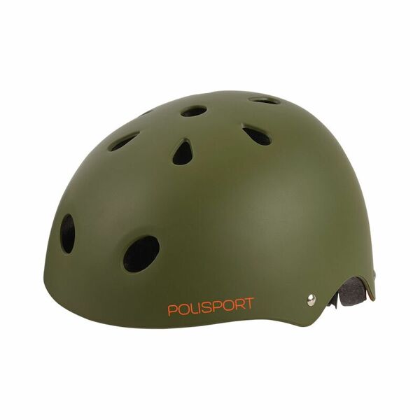 polisport casco urban radical tag verde/arancio taglia 53/55