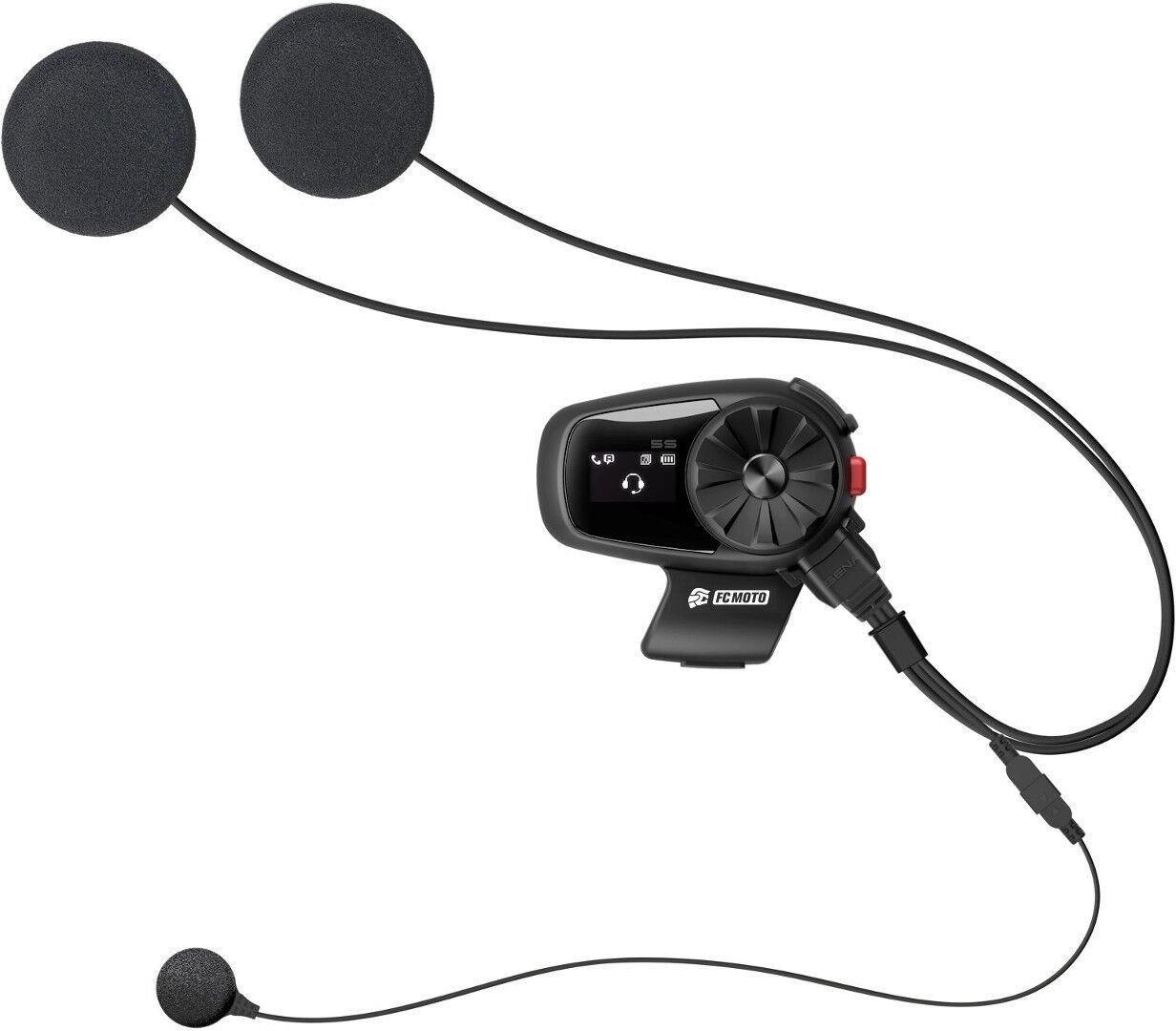 fc-moto sena 5s  edition bluetooth sistema di comunicazione single pack nero unica taglia