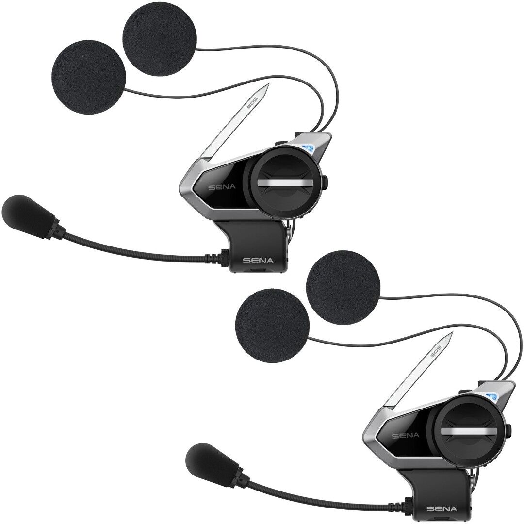 sena 50s sound by harman kardon bluetooth sistema di comunicazione double pack nero unica taglia