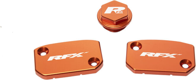 rfx set tappi carburante pro (orange) - ktm sx/sxf (freno e frizione brembo)