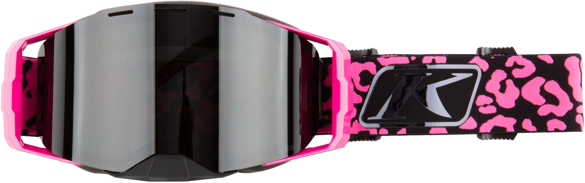 klim edge focus knockout pink occhiali da motoslitta nero unica taglia