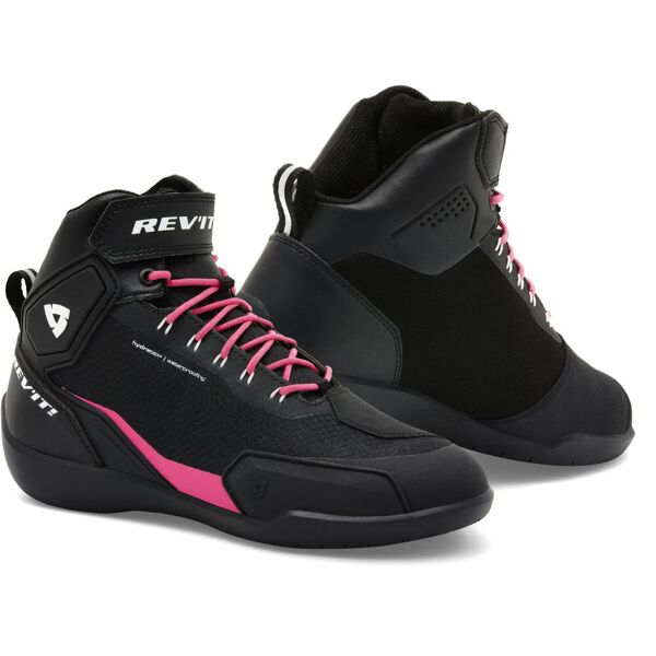 revit g-force h2o scarpe da moto da donna impermeabili nero rosa 37