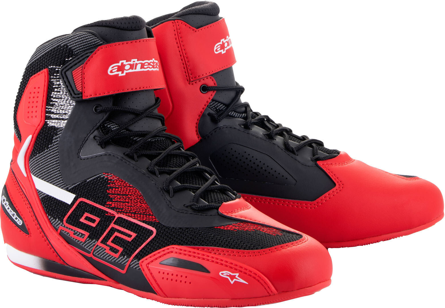 Alpinestars MM93 Austin Knitted Riding Scarpe motociclistiche Rosso 45 46