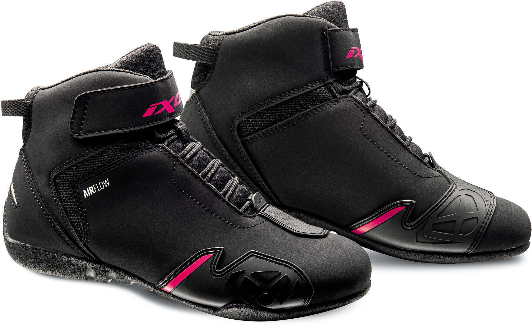 Ixon Gambler Scarpe Moto Donna Nero Rosa 39