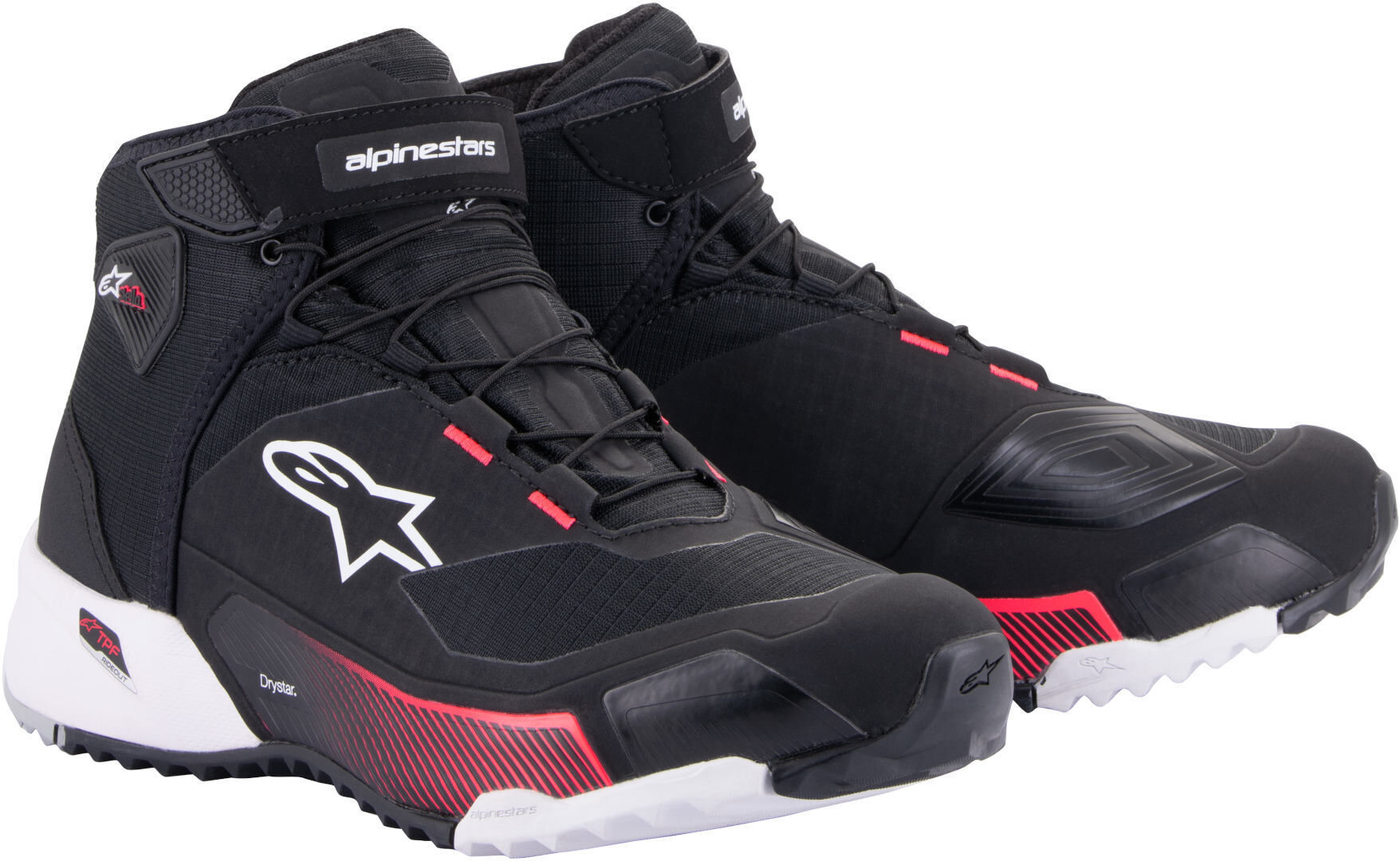 Alpinestars Stella CR-X Drystar Scarpe Moto Donna Nero Bianco Rosa 45