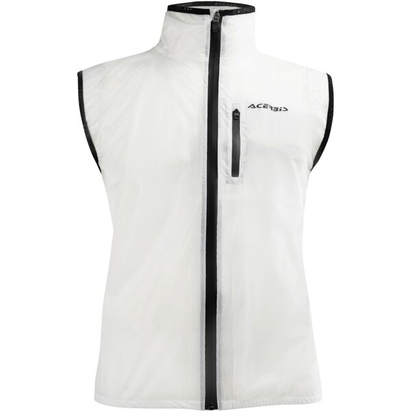 acerbis rain dek pack gilet antipioggia bianco 2xl