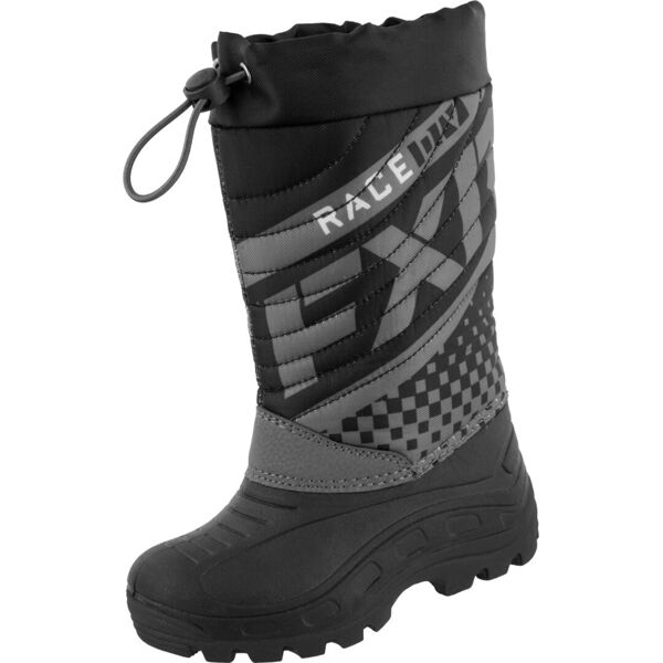 fxr boost stivali da motoslitta giovanili impermeabili nero grigio 38 39