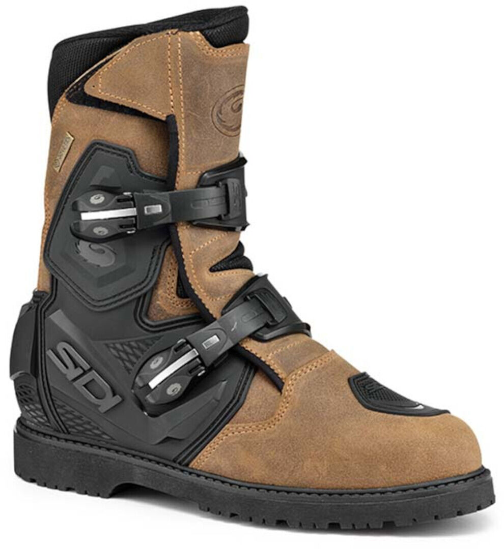 Sidi Mid Adventure 2 Gore-Tex Stivali Motorcyle Nero Marrone 39