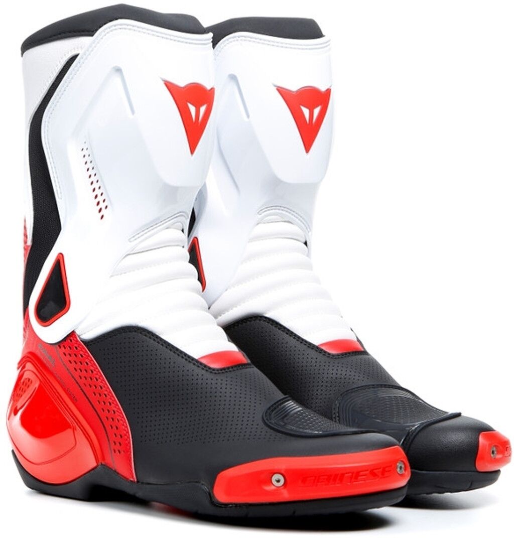 Dainese Nexus 2 Air Stivali moto perforati Nero Bianco Rosso 45