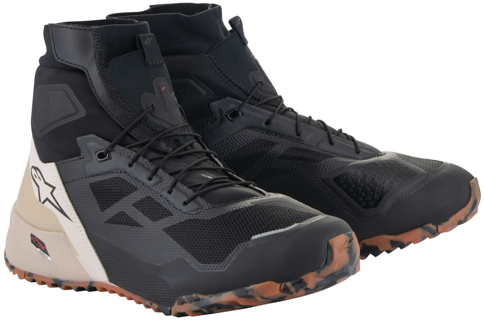 Alpinestars CR-1 Scarpe da moto Nero Marrone 44