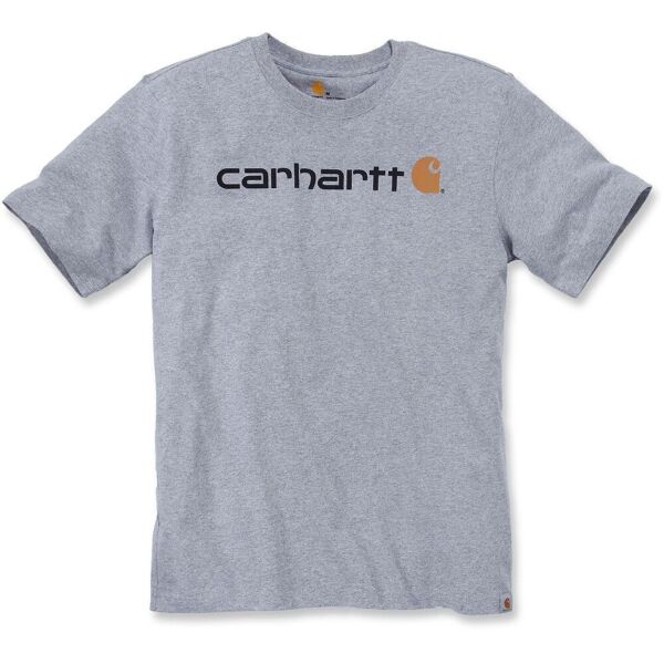 carhartt emea core logo workwear short sleeve maglietta grigio s
