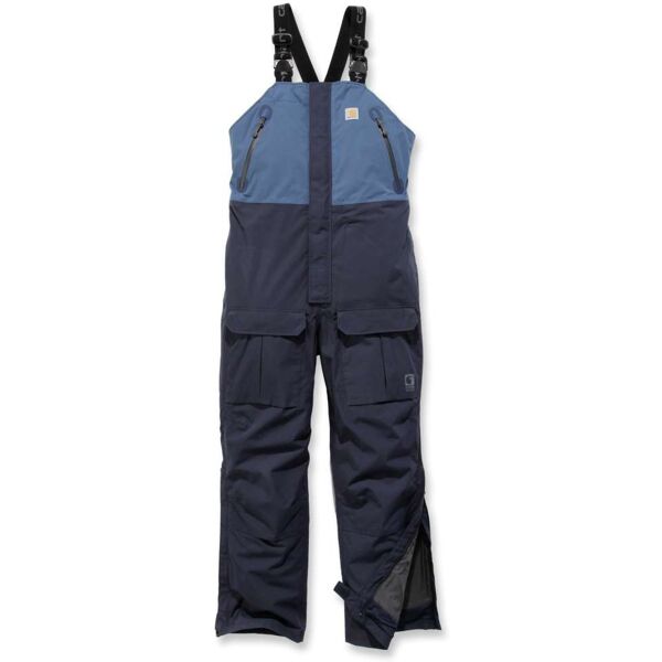 carhartt storm defender pesca bib blu s