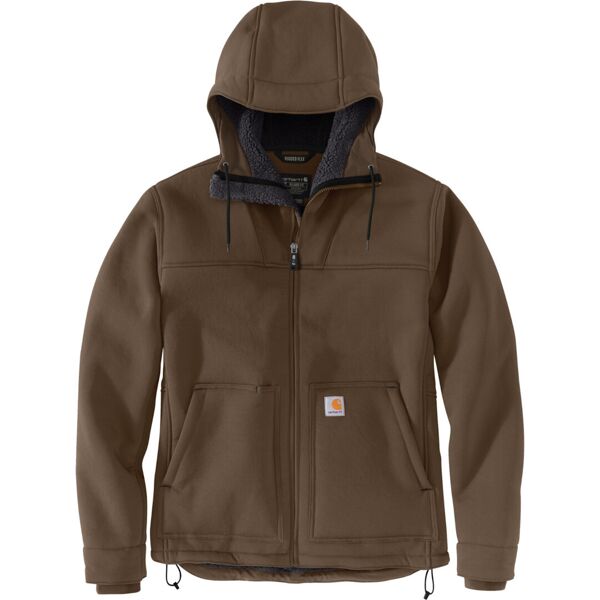 carhartt super dux bonded active giacca marrone m