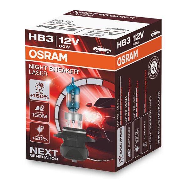 osram lampadina laser night breaker hb3 12v/60w - x1