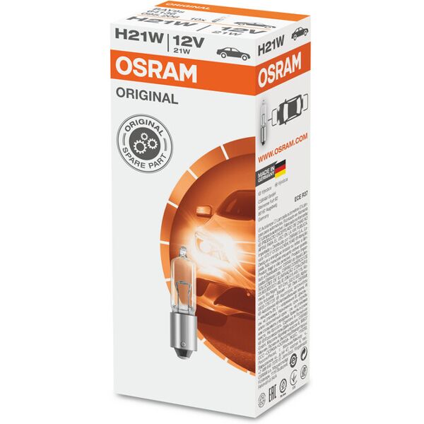 osram lampadina original line h21w 12v 25w - x10