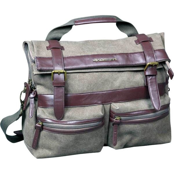 bagster neo vintage messenger zaino moto grigio unica taglia