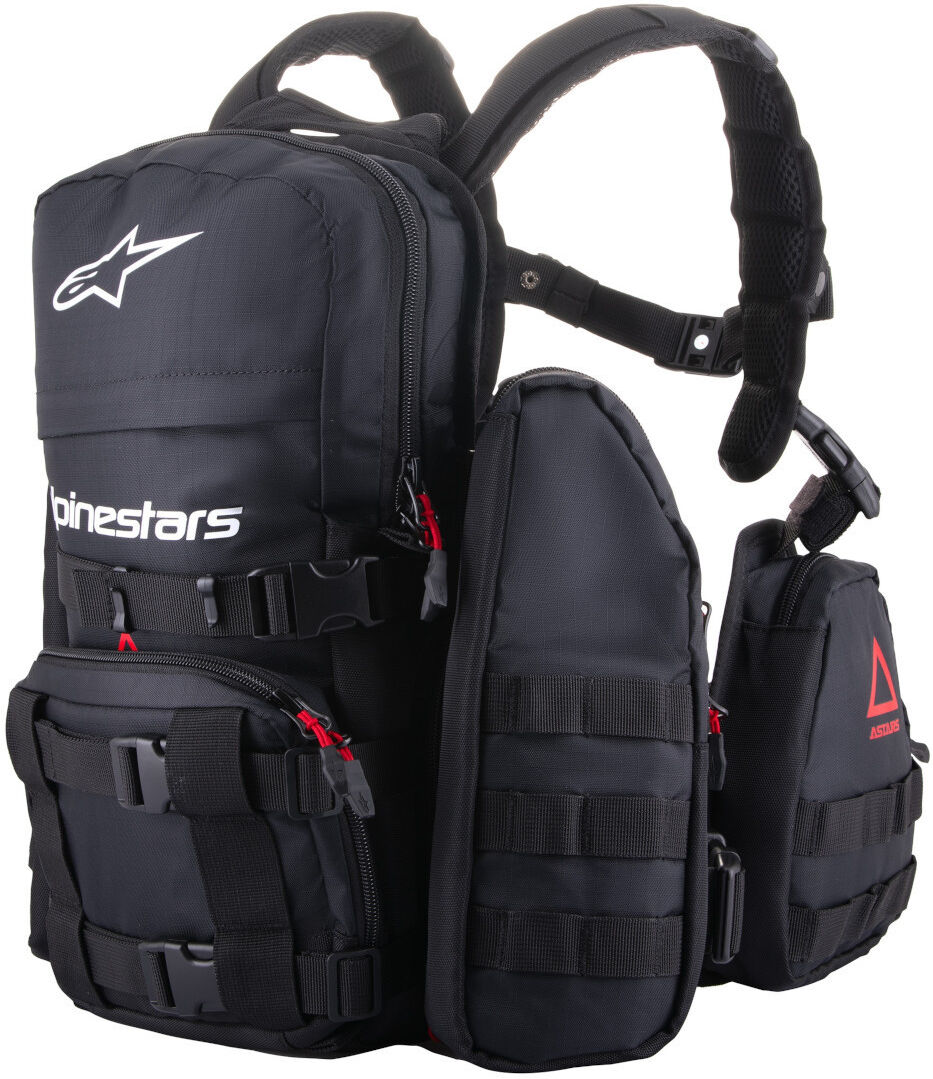 Alpinestars Techdura Tactical Zaino Nero Bianco unica taglia