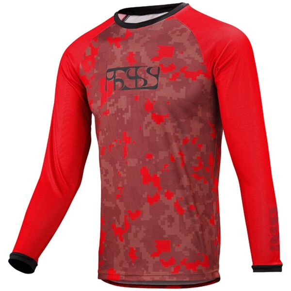 ixs pivot 8.1 sleeve t-shirt rosso m