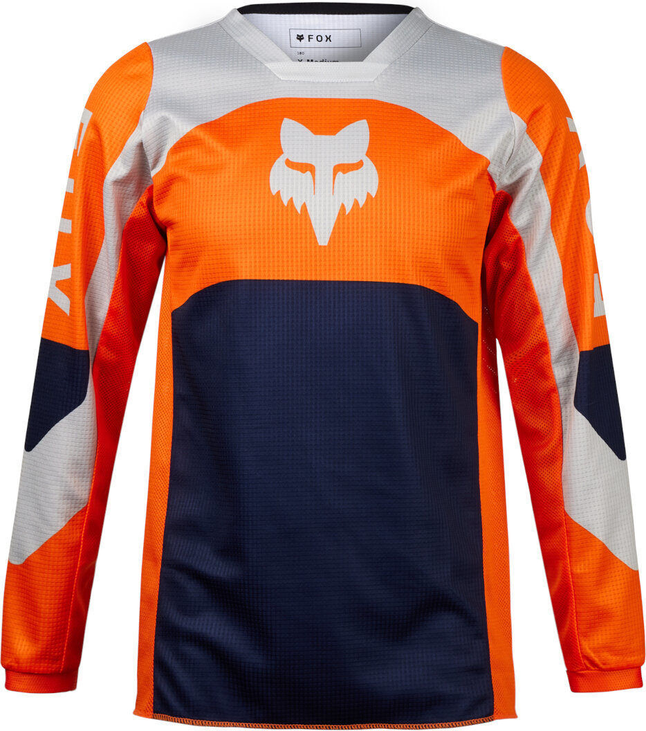 Fox 180 Nitro Maglia Motocross Giovanile Arancione S