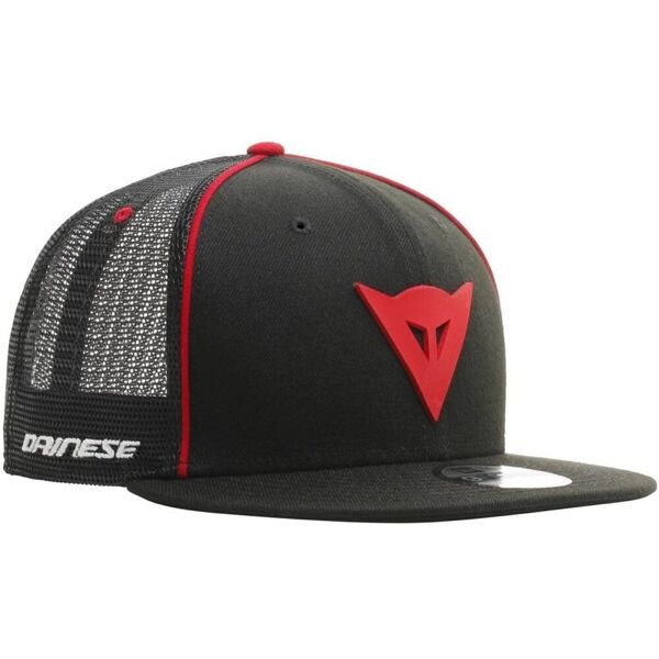 dainese 9fifty trucker snapback tappo nero rosso unica taglia