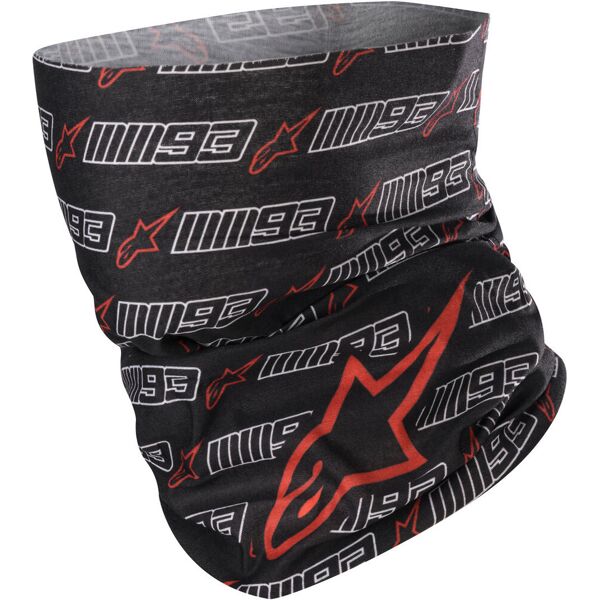 alpinestars mm93 pattern headwear multifunzionale nero bianco unica taglia