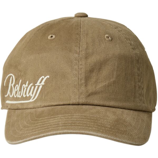 belstaff script logo cap verde marrone unica taglia