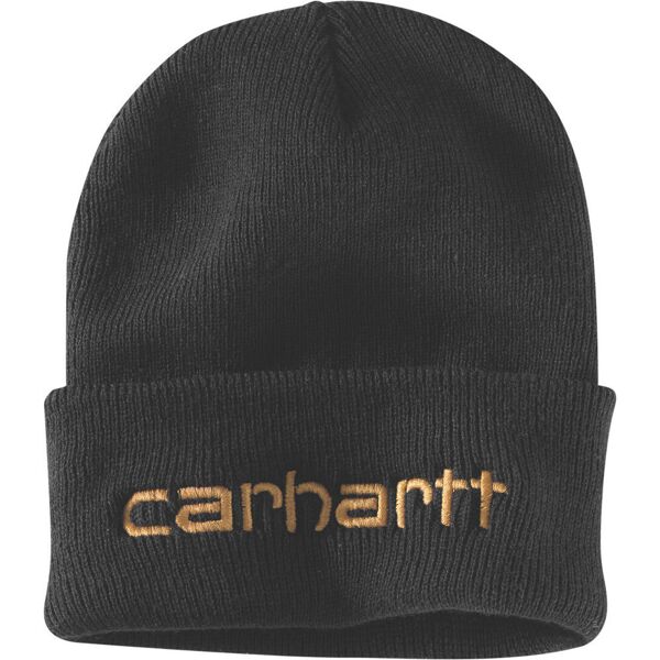 carhartt teller cappello nero unica taglia