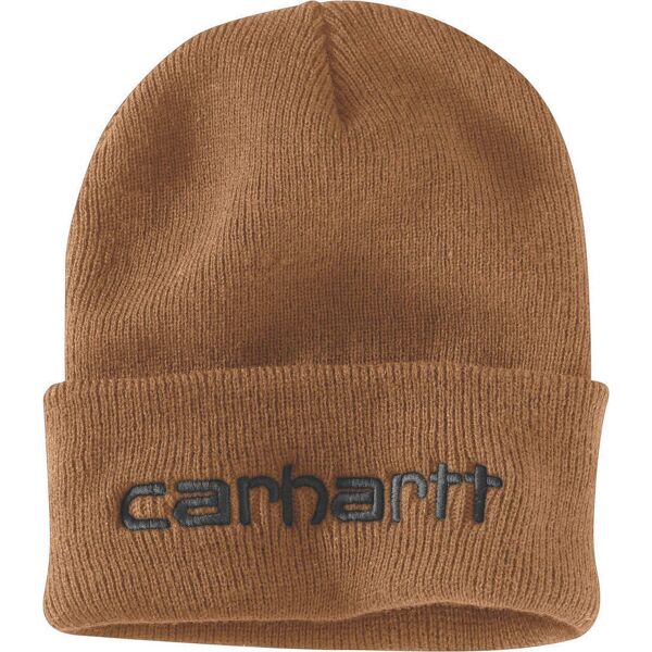 carhartt teller cappello marrone unica taglia