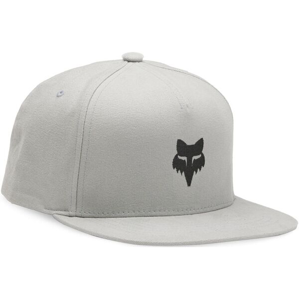 fox head tappo snapback grigio unica taglia