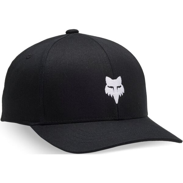 fox legacy 110 cappellino snapback gioventù nero bianco unica taglia