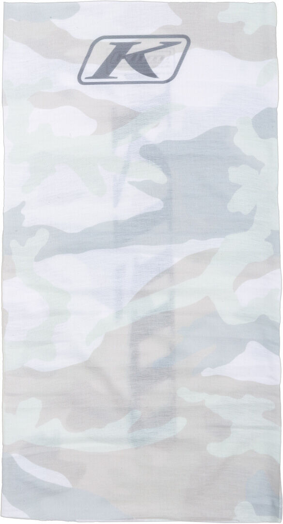 klim nek sok ghosted camo copricapo multifunzione bianco unica taglia