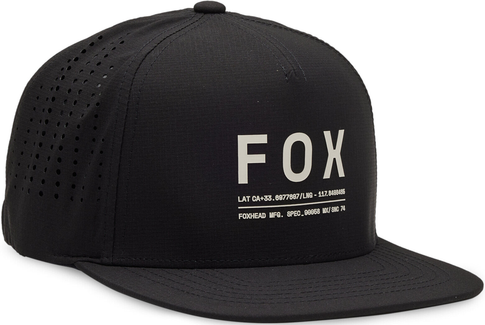 fox non stop tech tappo snapback nero unica taglia