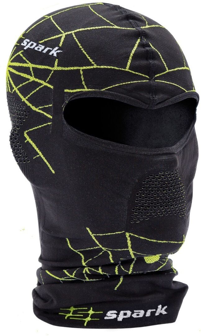 Spark Mono Spider Balaclava Nero Giallo unica taglia