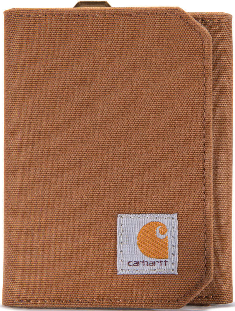 Carhartt Nylon Duck Trifold Portafoglio Marrone unica taglia