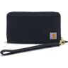 Carhartt Nylon Duck Lay-Flat Clutch Portafoglio donna Nero unica taglia