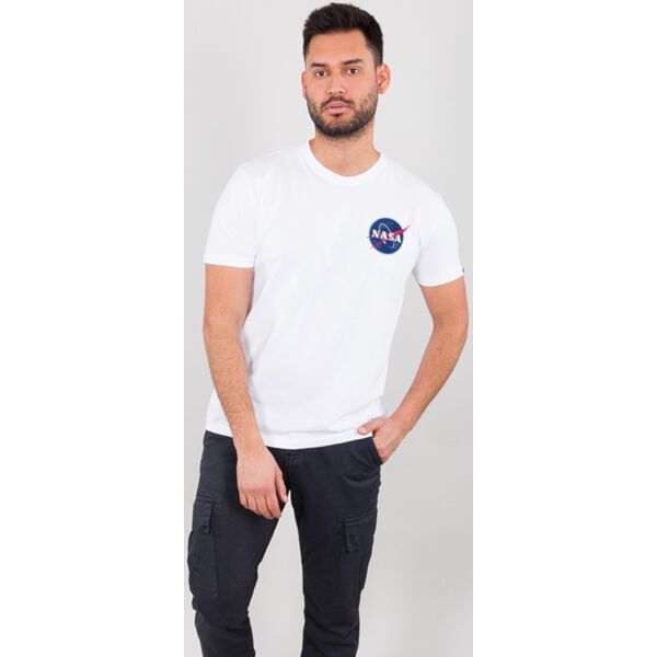 alpha space shuttle t-shirt bianco xs
