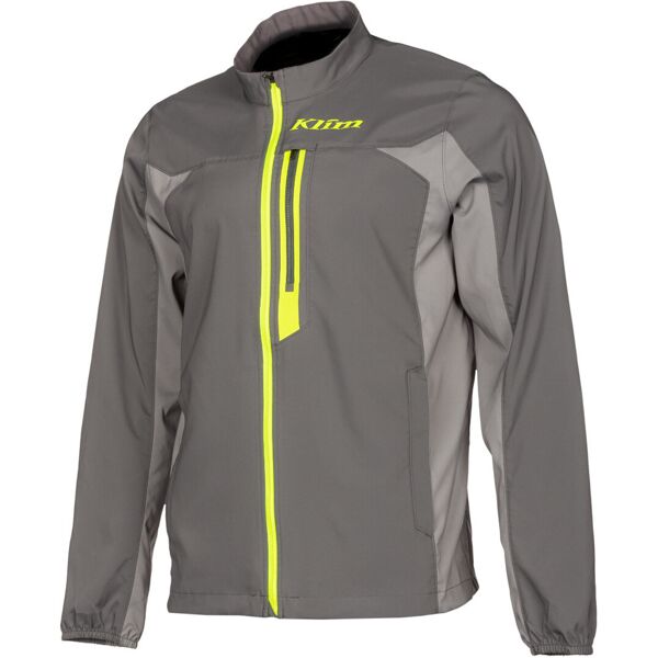 klim resilience giacca grigio giallo s