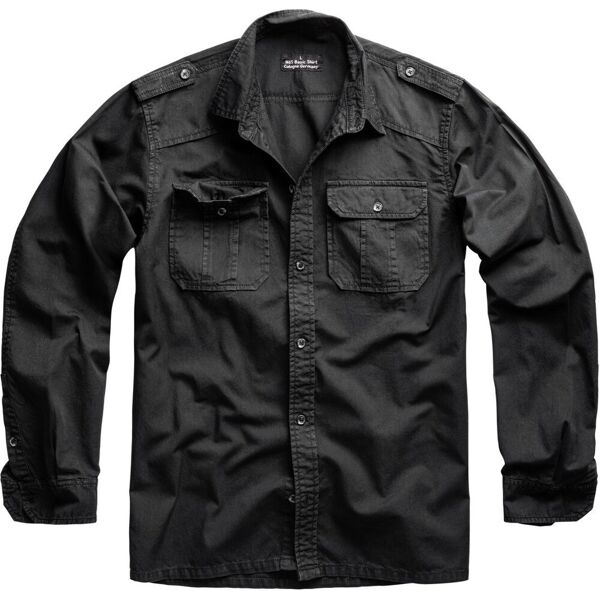 surplus m65 basic long sleeve camicia nero 2xl