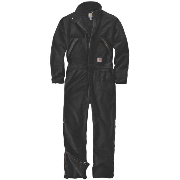 carhartt washed duck insulated grembiule nero 2xl