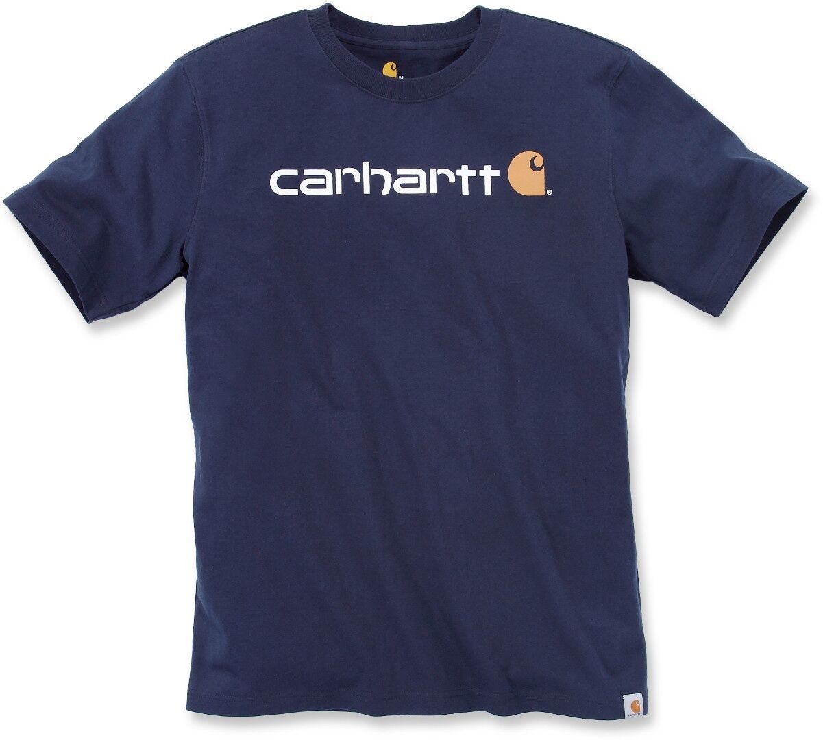 carhartt emea core logo workwear short sleeve maglietta blu m