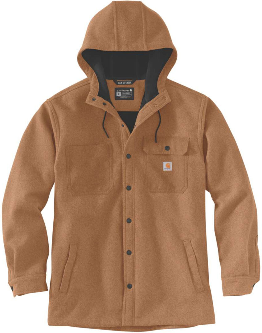 carhartt wind and rain bonded giacca marrone 2xl