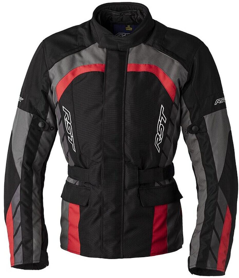 rst alpha 5 giacca tessile moto nero grigio rosso 3xl