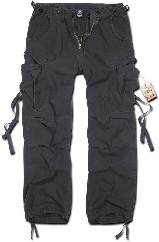 Brandit M-65 Vintage Pantaloni Nero L