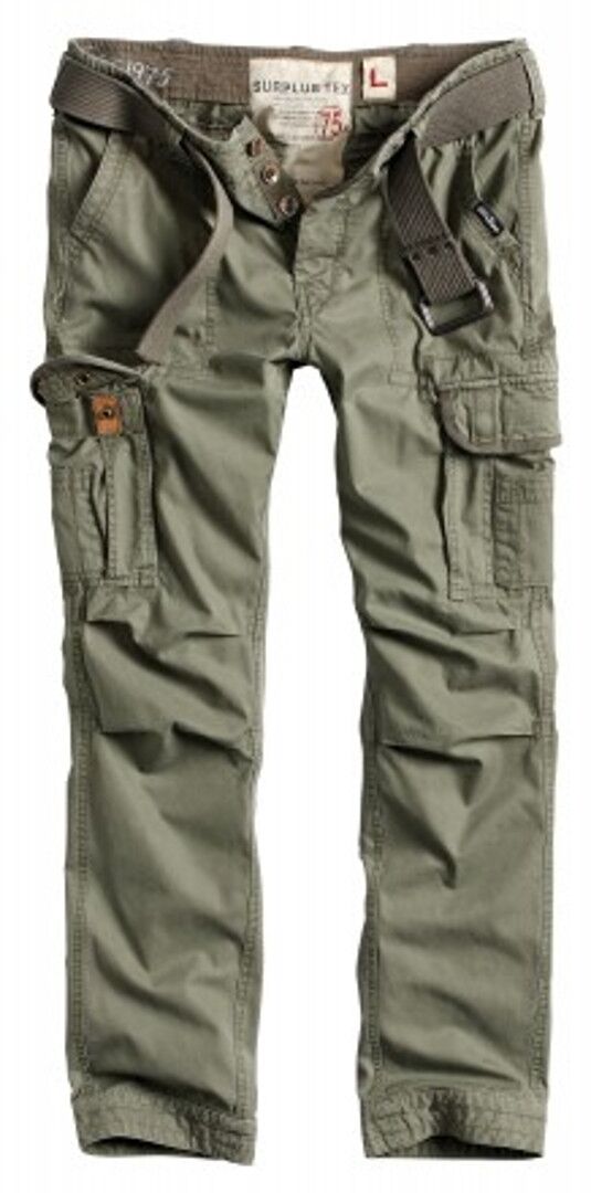 Surplus Premium Slimmy Pantaloni delle signore Verde 34