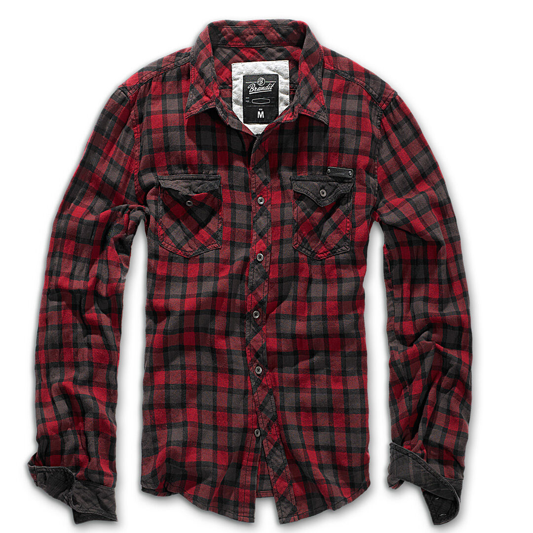 Brandit Duncan Camicia Rosso Marrone XL